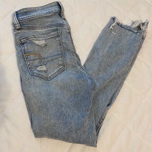 American Eagle ripped jeans
